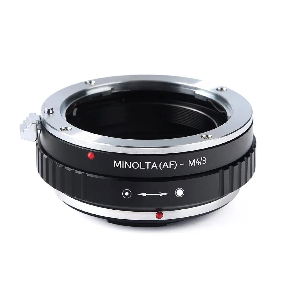 K&F Concept adattatore obiettivi Sony A-Minolta AF a Micro 4/3 metallo
