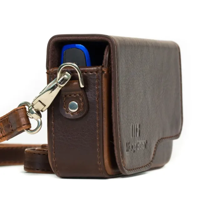 MegaGear MG1090 custodia Canon SX620 HS marrone scuro