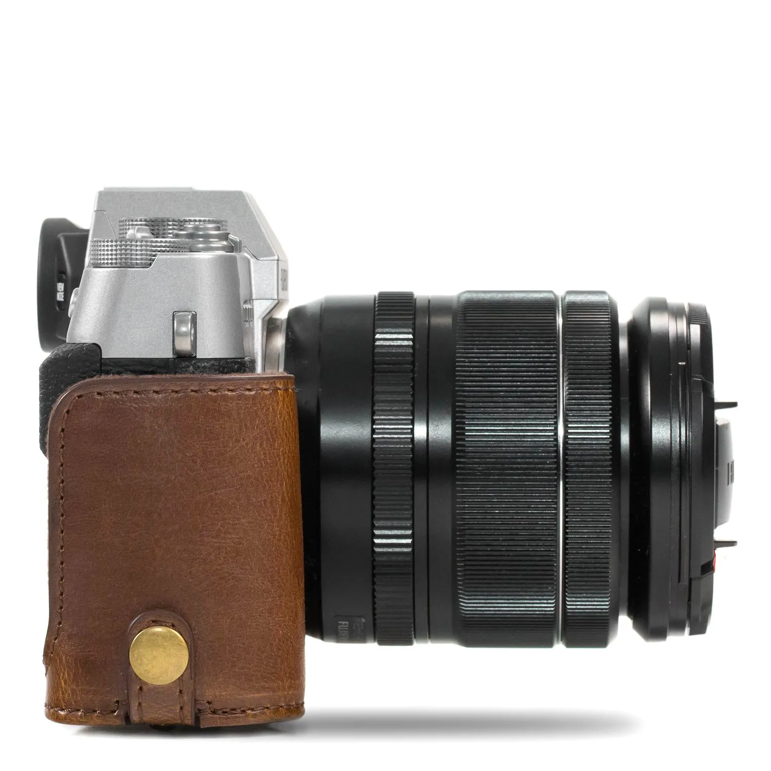 MegaGear Fujifilm X-T30 X-T20 X-T10 custodia marrone scuro