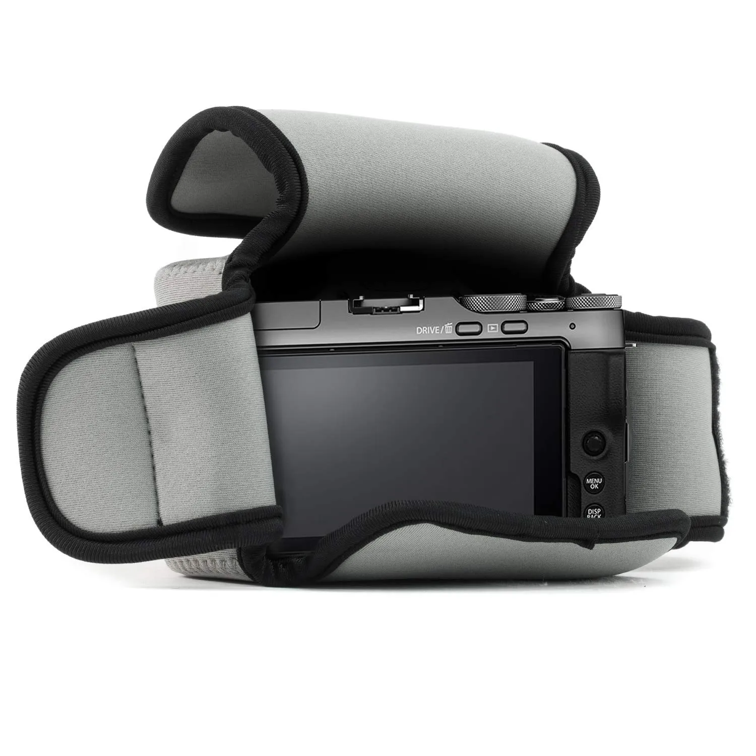 MegaGear MG1775 Custodia Fujifilm X-A7 neoprene grigia