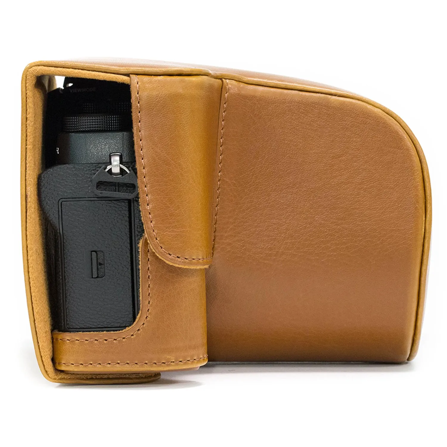 MegaGear MG872 custodia fotocamera Fujifilm X-T2 marrone chiaro