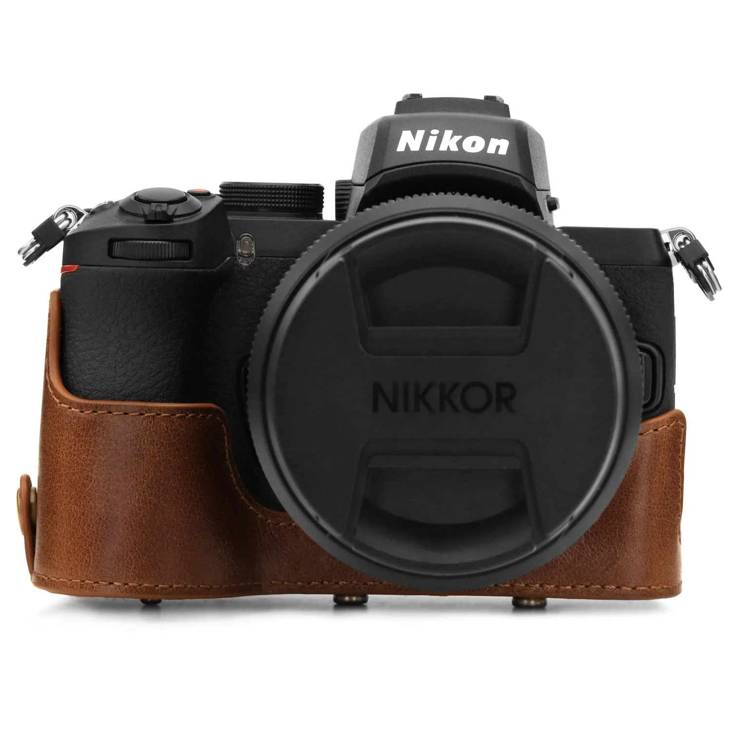 MegaGear Ever Ready Custodia Nikon Z50 50-250mm vera pelle