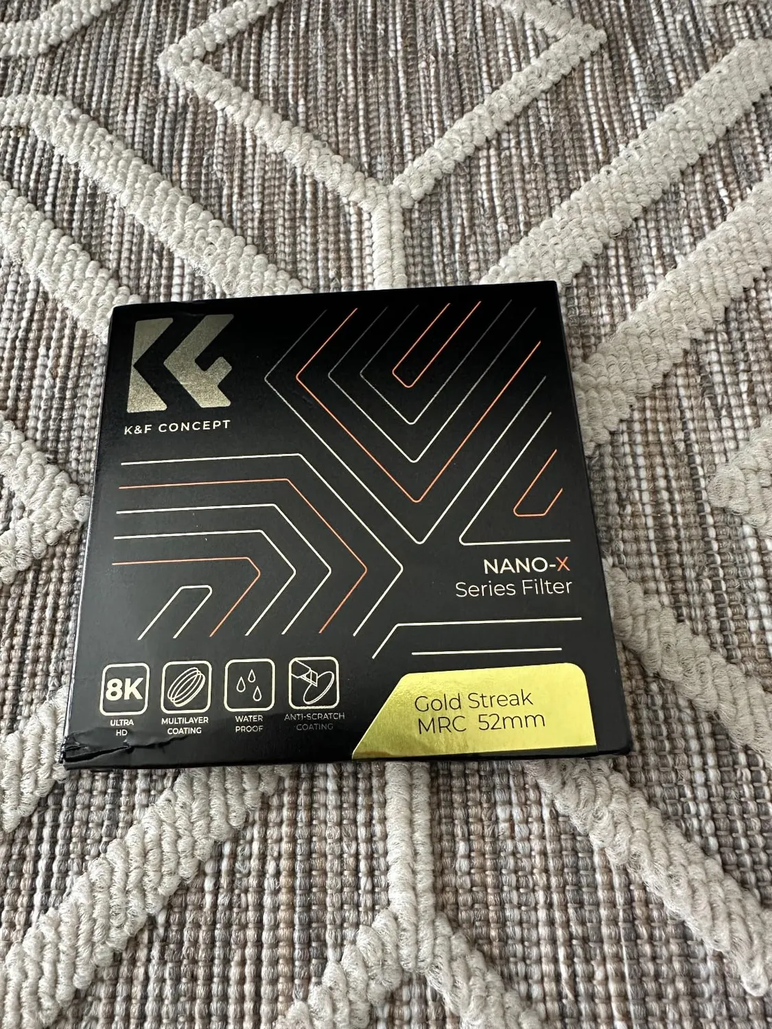 K&F Concept Nano-Xcel filtro gold streak 82mm anamorfico