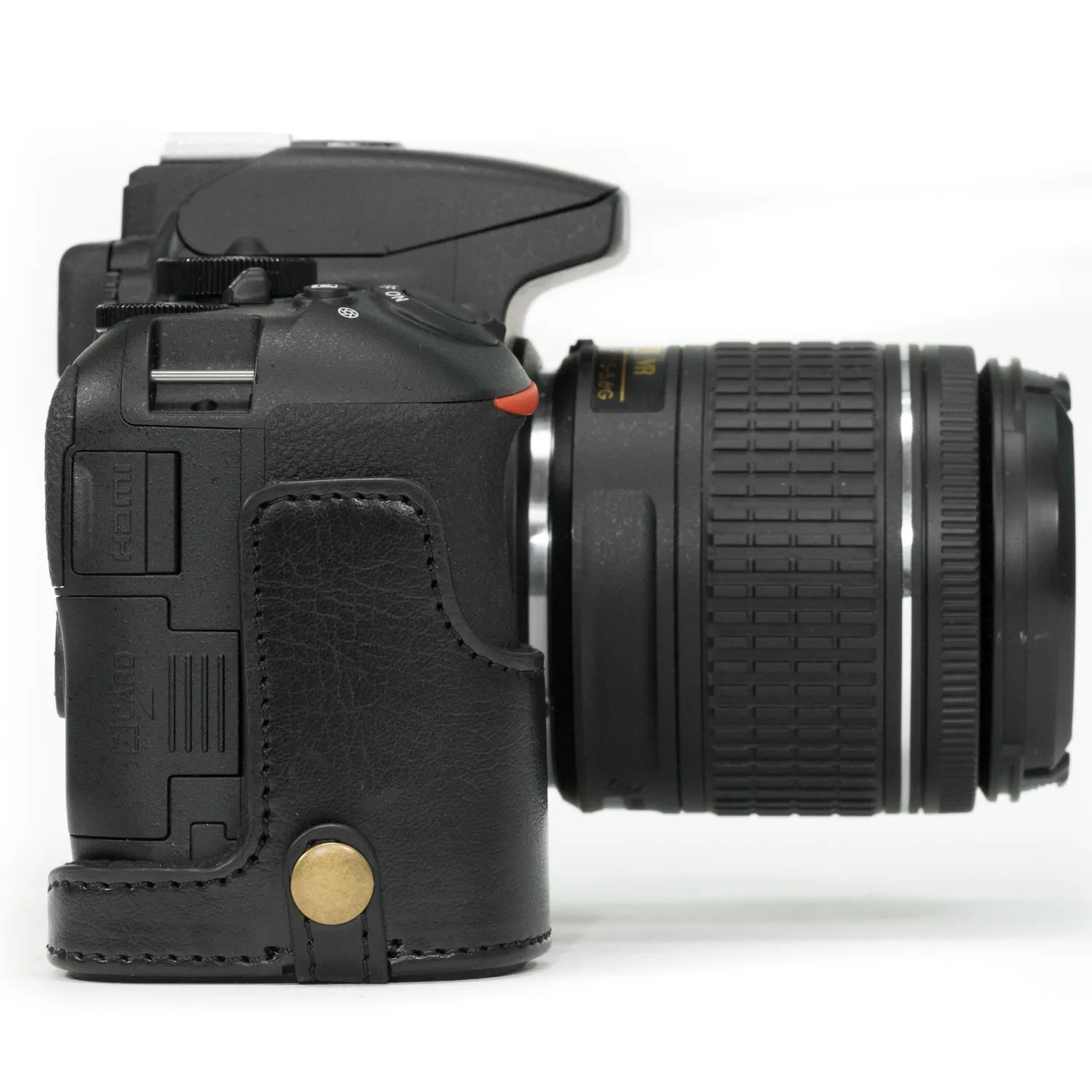 MegaGear Ever Ready Mezza Custodia Pelle Nikon D5600 Nero