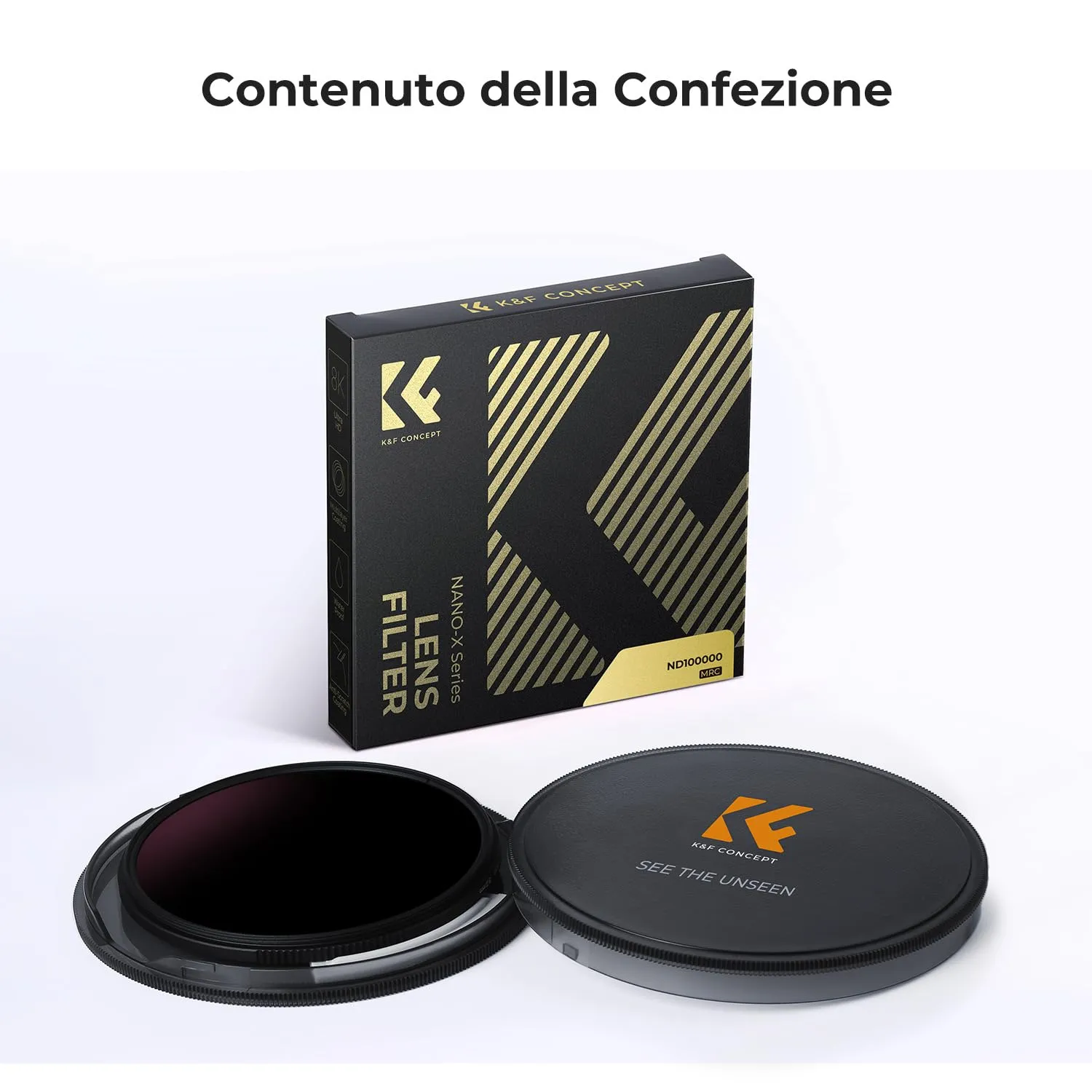 K&F Concept Nano-Xcel ND100000 filtro 82mm solare