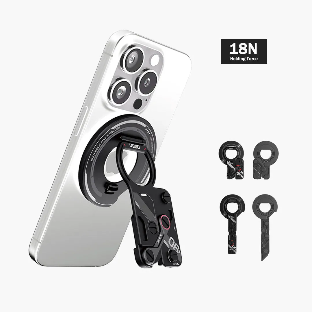 VSGO supporto magnetico telefono nero ultrasottile 7 mm