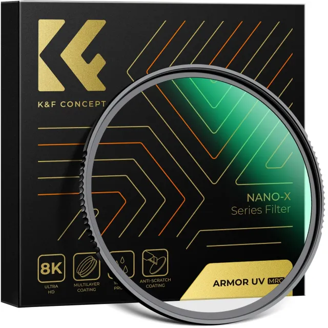 K&F Concept Nano-Xcel Filtro UV Armor 82mm HD