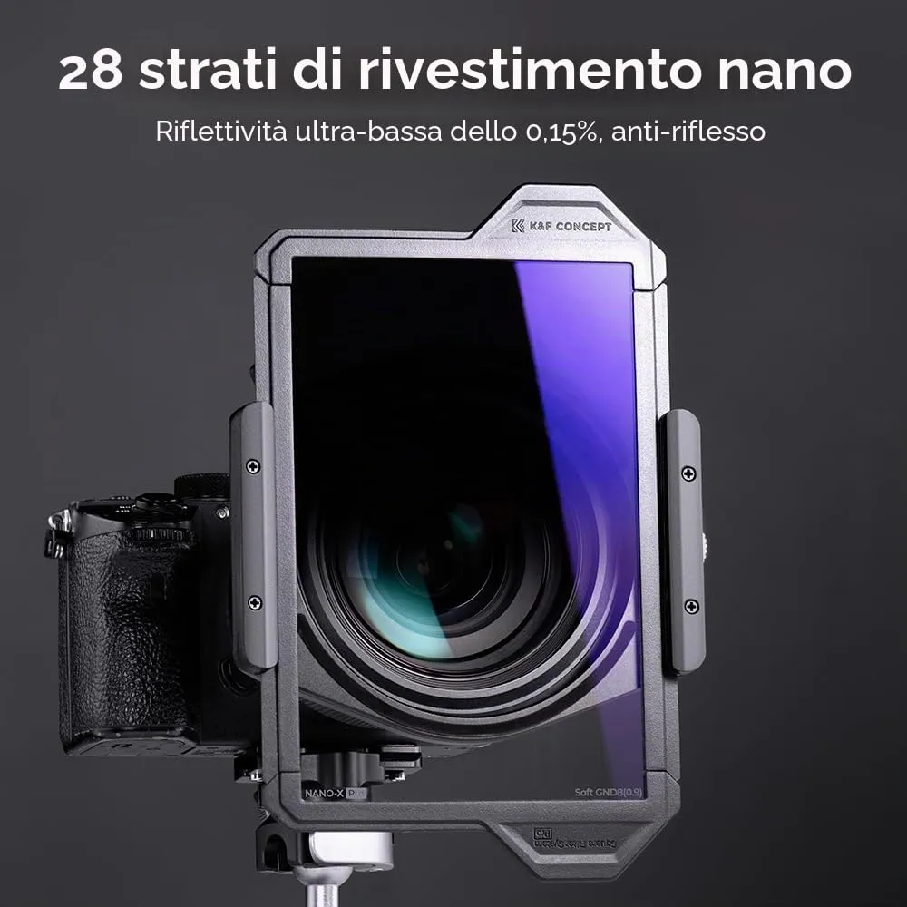 K&F Concept Nano Xcel PRO filtro GND8 100x150mm soft