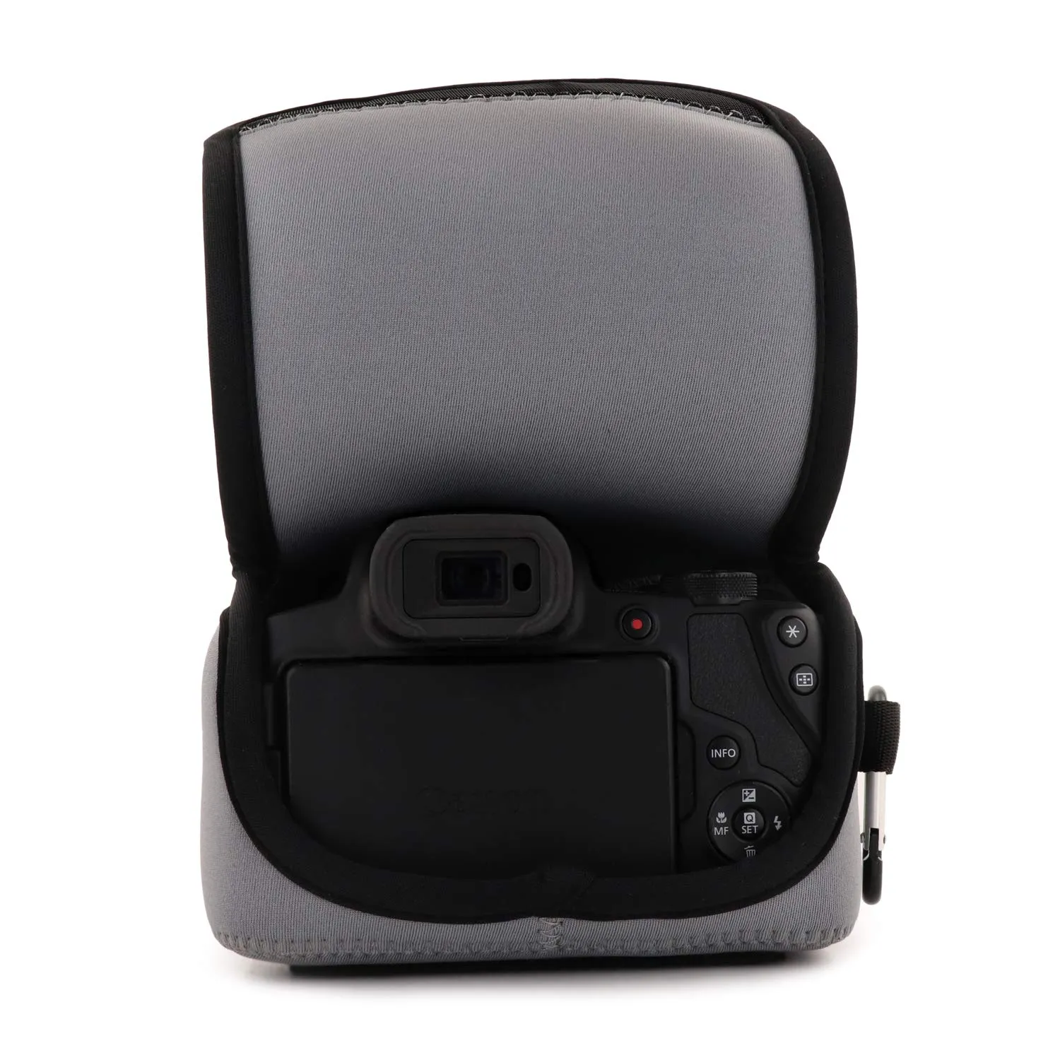 MegaGear Custodia Neoprene Canon SX70 HS Grigia Compatta