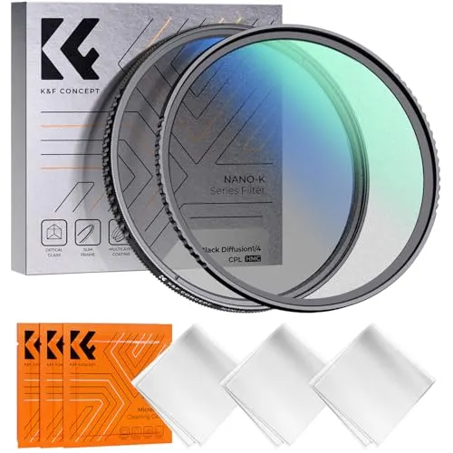 K&F Concept Nano-Klear kit filtri Black Mist 1/4+CPL 67mm