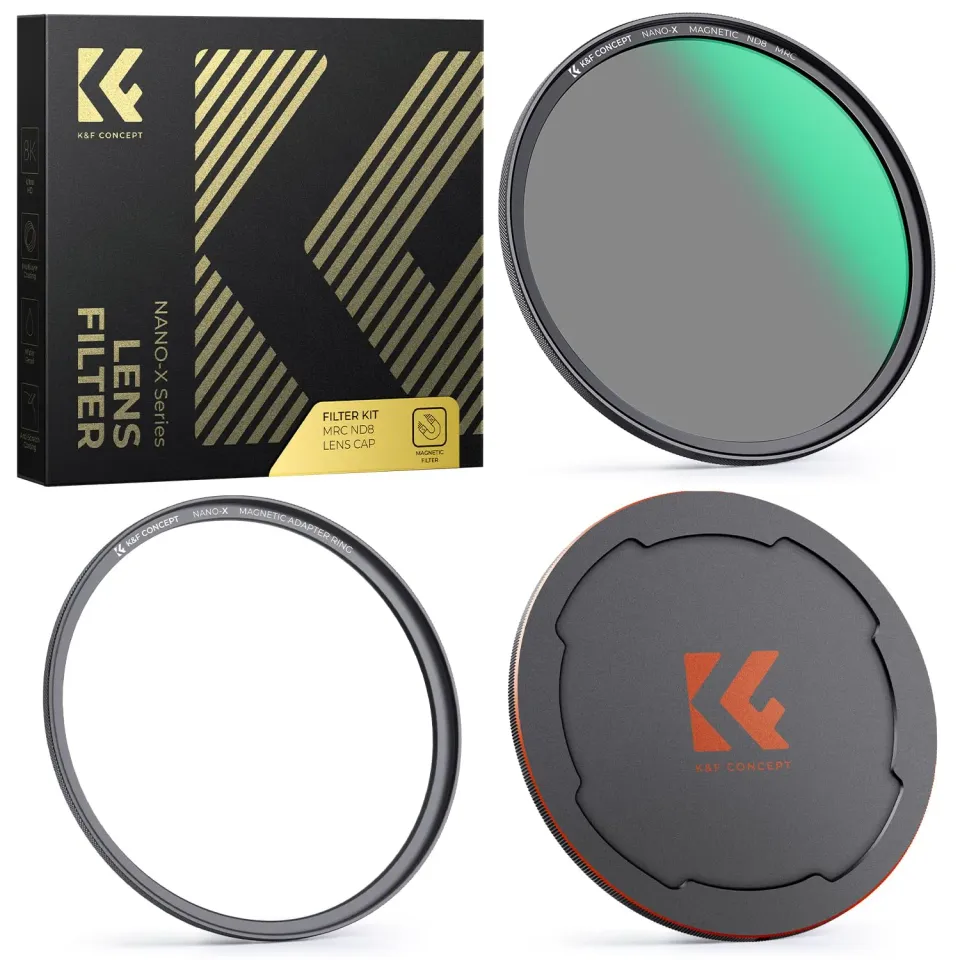 K&F Concept Nano-Xcel filtro ND8 magnetico 82mm