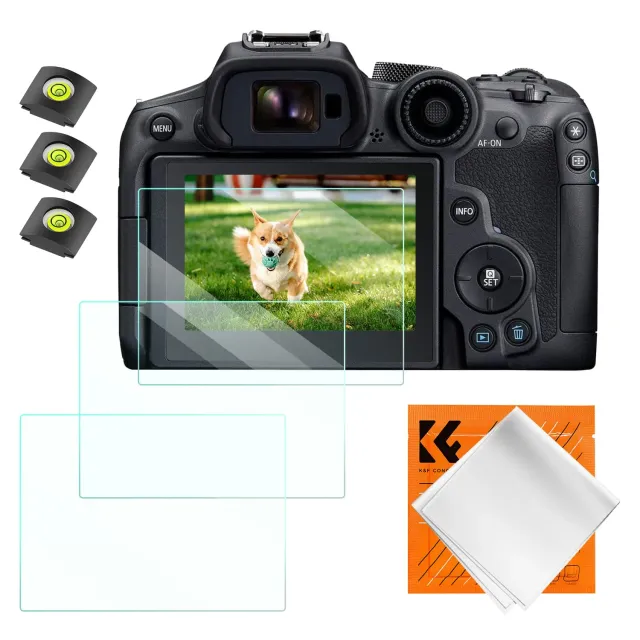 K&F Concept Pellicola Vetro Canon R6 R7 3 Pezzi 9H