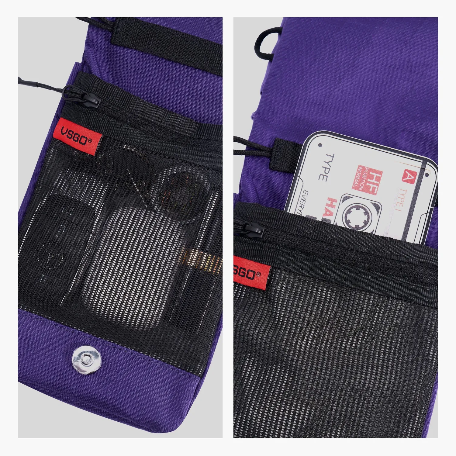 VSGO Black Snipe borsa telefono fotografica nera Pro Max