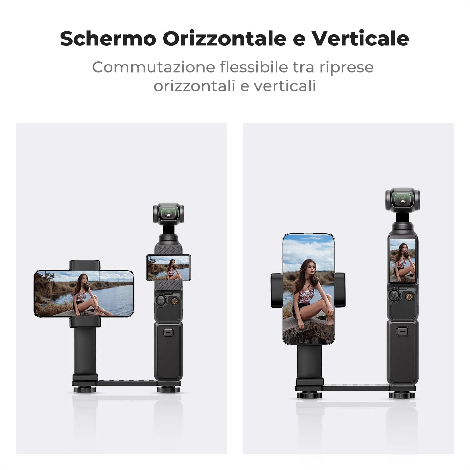 K&F Concept Supporto Telefono DJI Osmo Pocket 3/4 Vlog