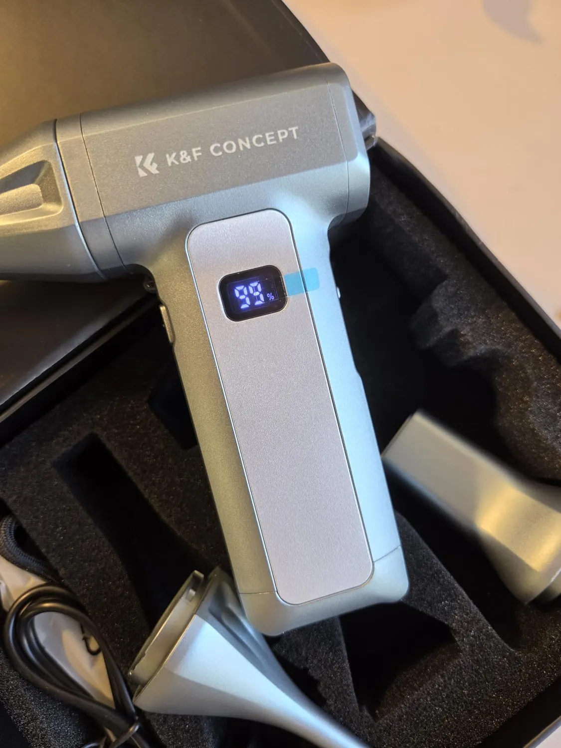 K&F Concept Soffiatore Aria Compressa Elettrico 130K LED
