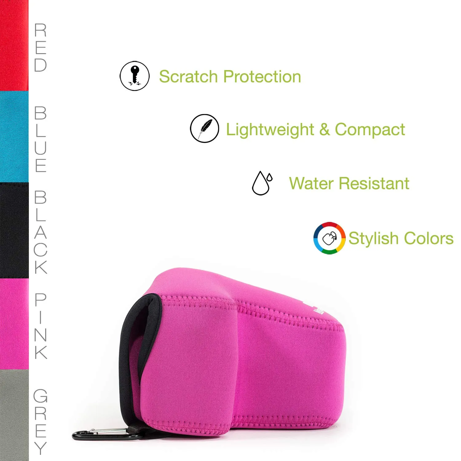 MegaGear MG1020 Custodia Neoprene Olympus PEN Rosa