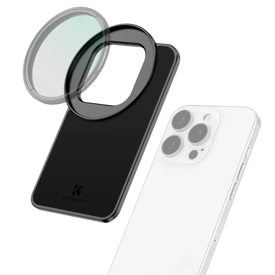 K&F Concept adattatore magnetico filtri 67mm iPhone 6,1" portafiltro
