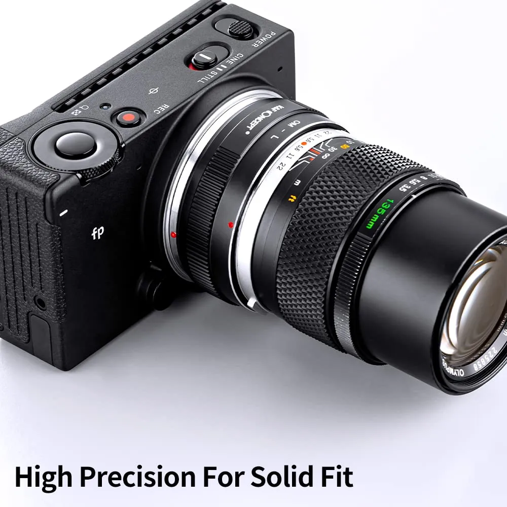 K&F Concept OM-L adattatore Olympus OM - L Mount manuale