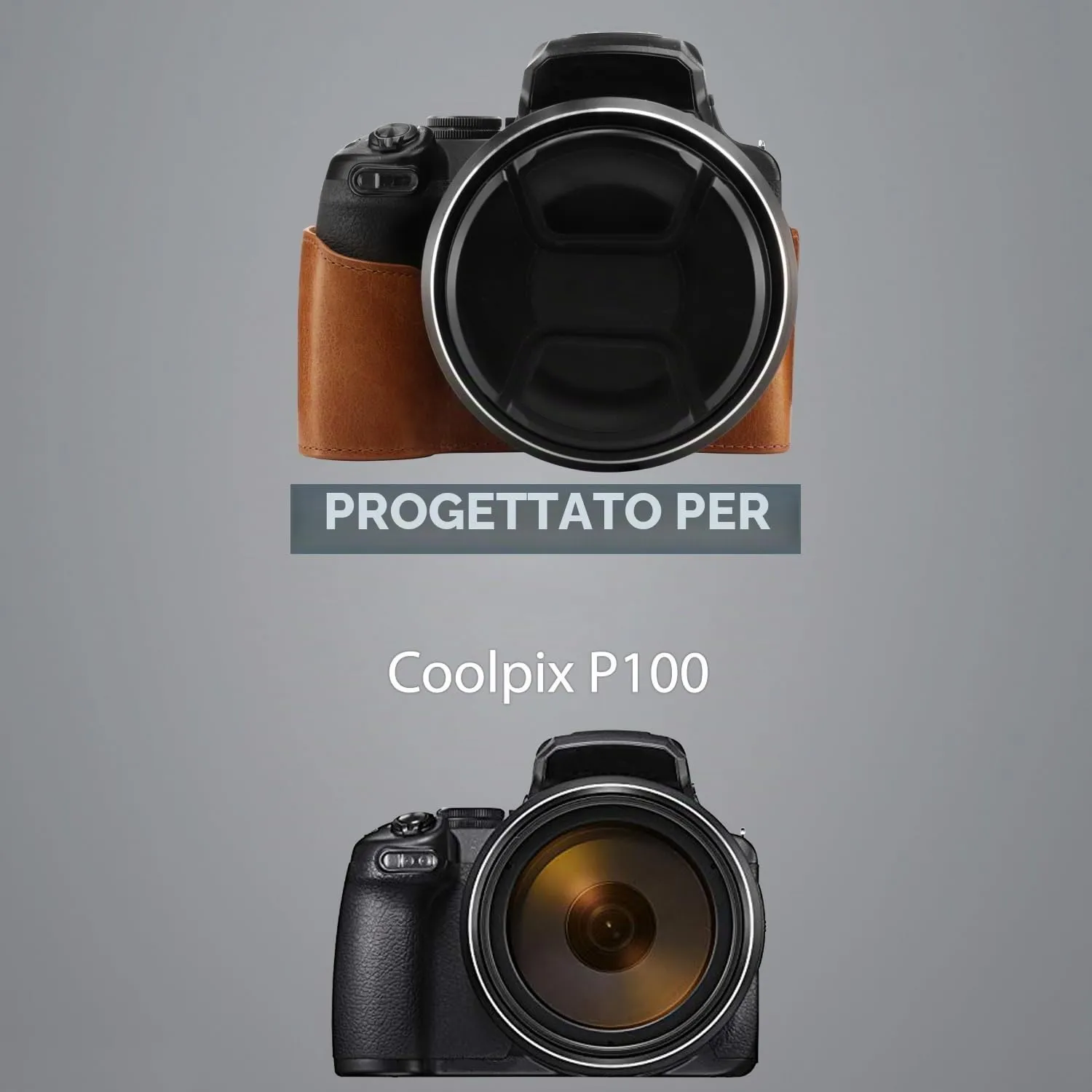 MegaGear MG1534 Mezza Custodia Nikon P1000 Rosa