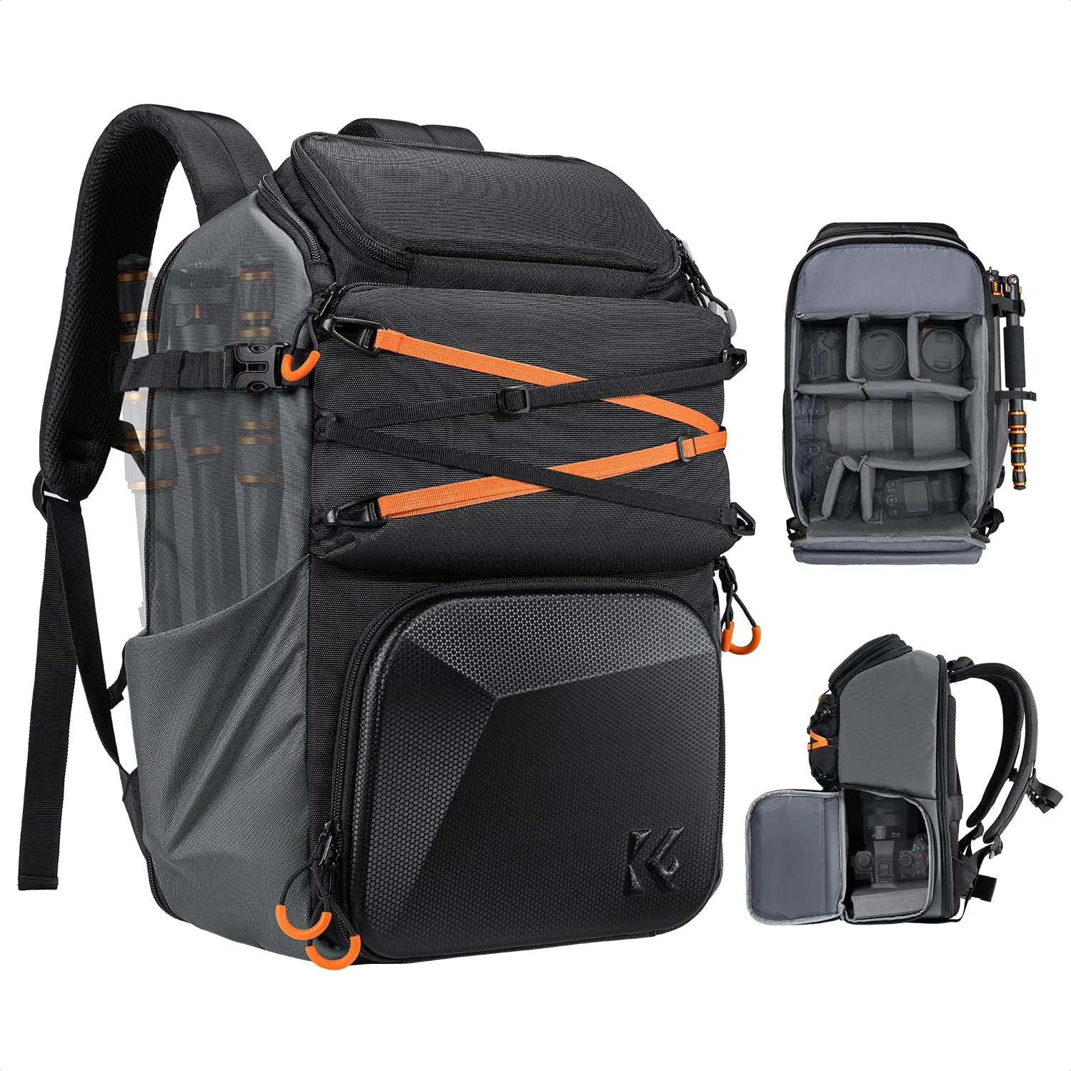 K&F Concept zaino fotocamera 32L 15,6" nero professionale