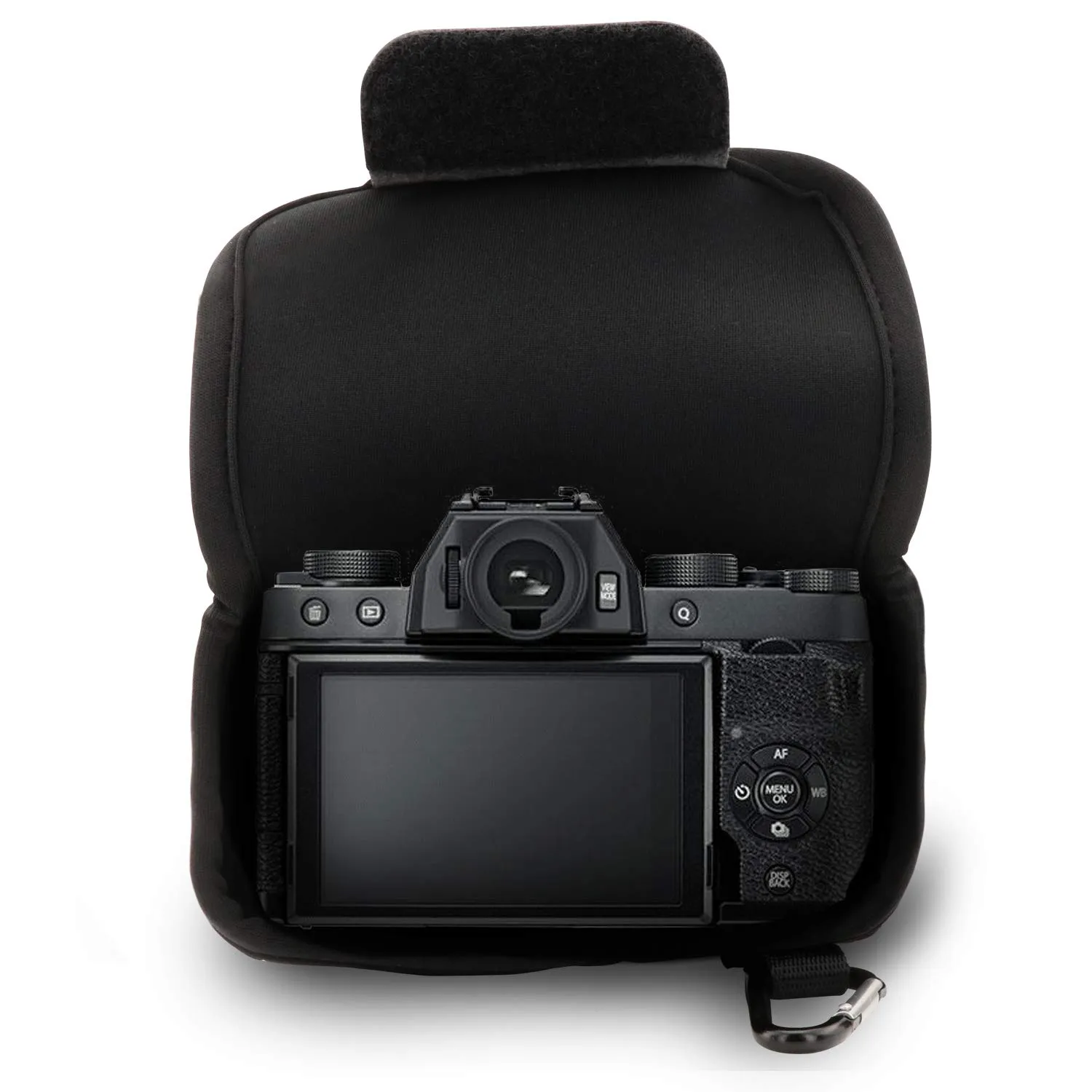 MegaGear MG1489 Fujifilm X-T100 15-45mm custodia neoprene nera
