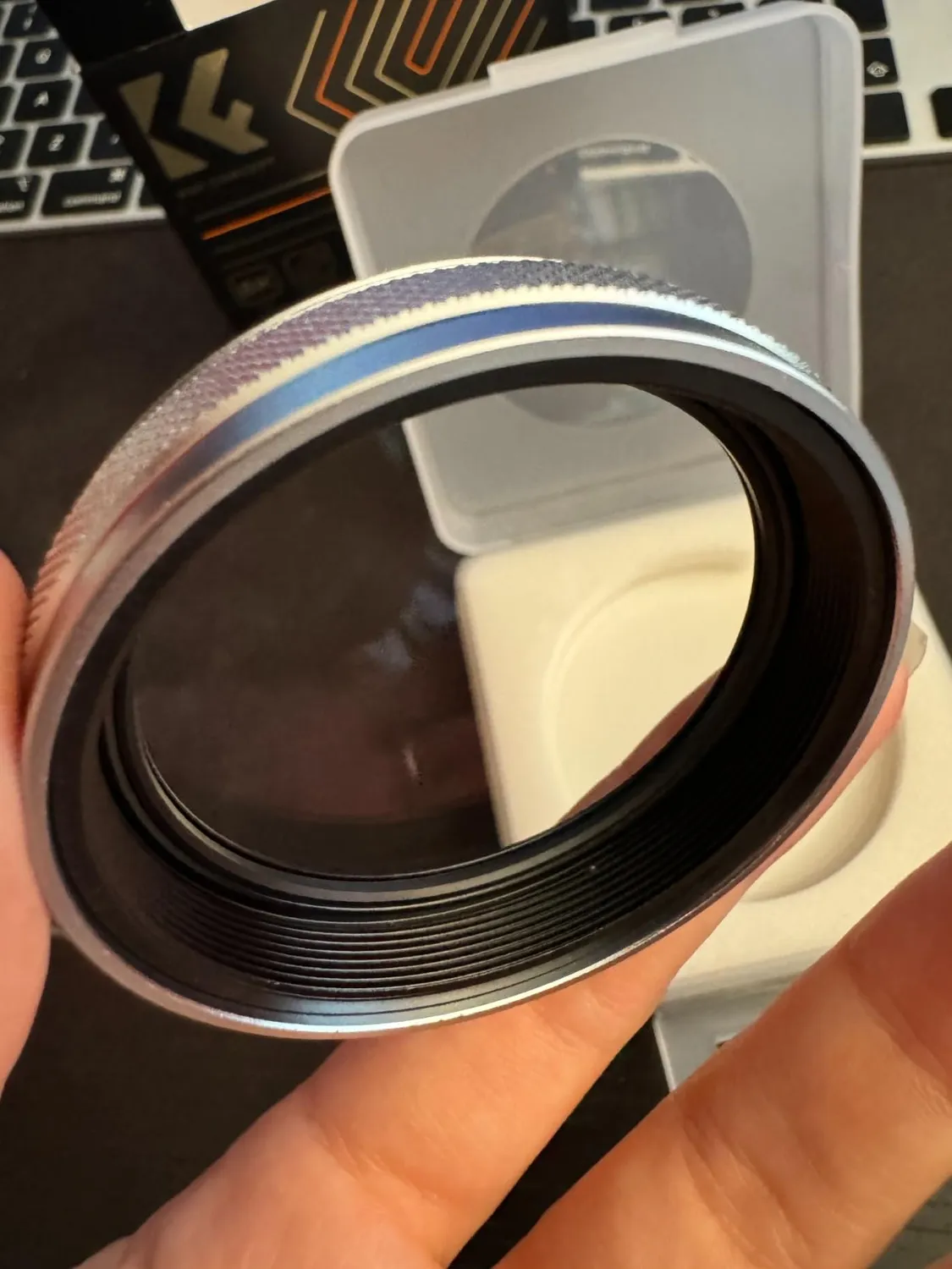 K&F Concept Nano-Xcel Filtro UV X100 Nero protezione