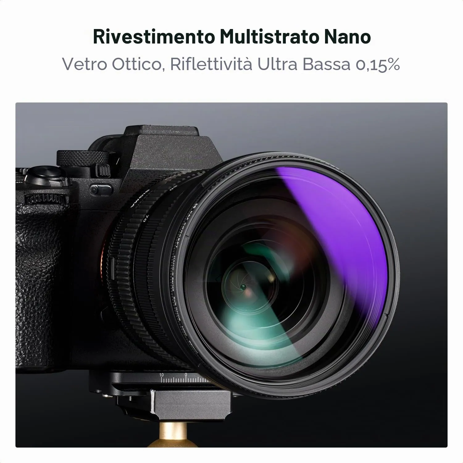 K&F Concept Filtro GND8 Graduato Soft 82mm 3 Stop