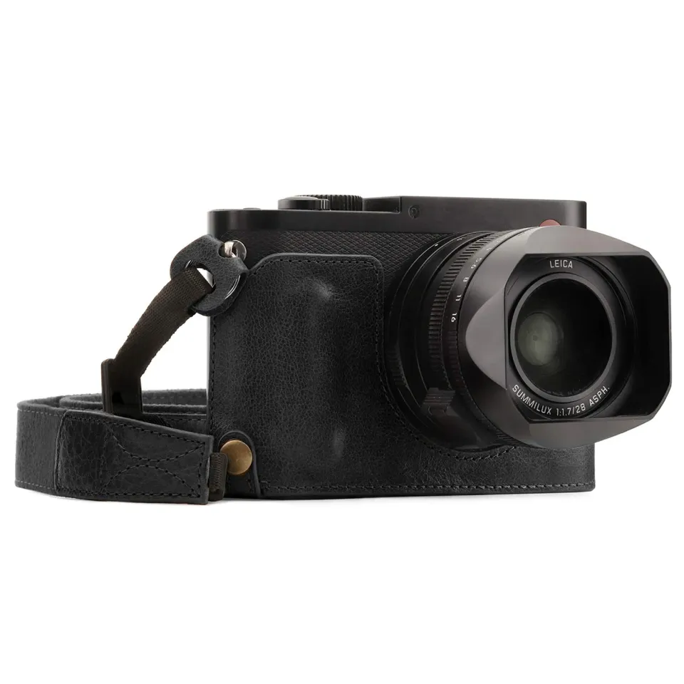 MegaGear Leica Q-P Q Typ 116 custodia pelle nera
