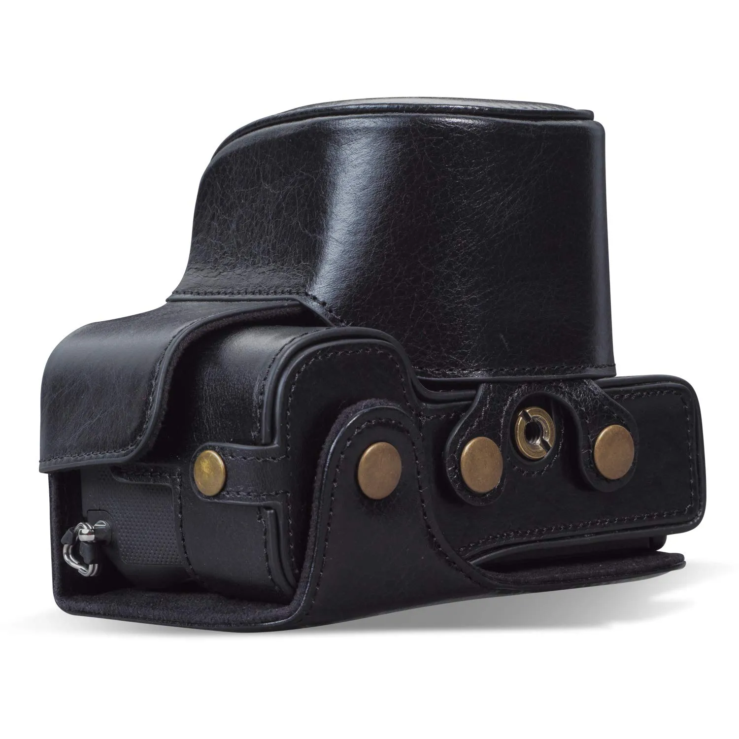 MegaGear MG1952 Sony A7C custodia pelle nera