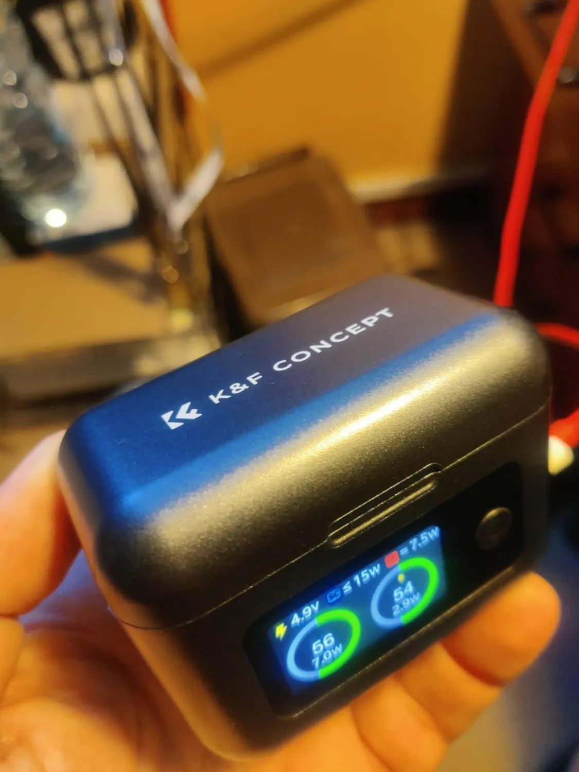 K&F Concept kit 2 batterie + caricabatterie Insta360 X5 2700mAh