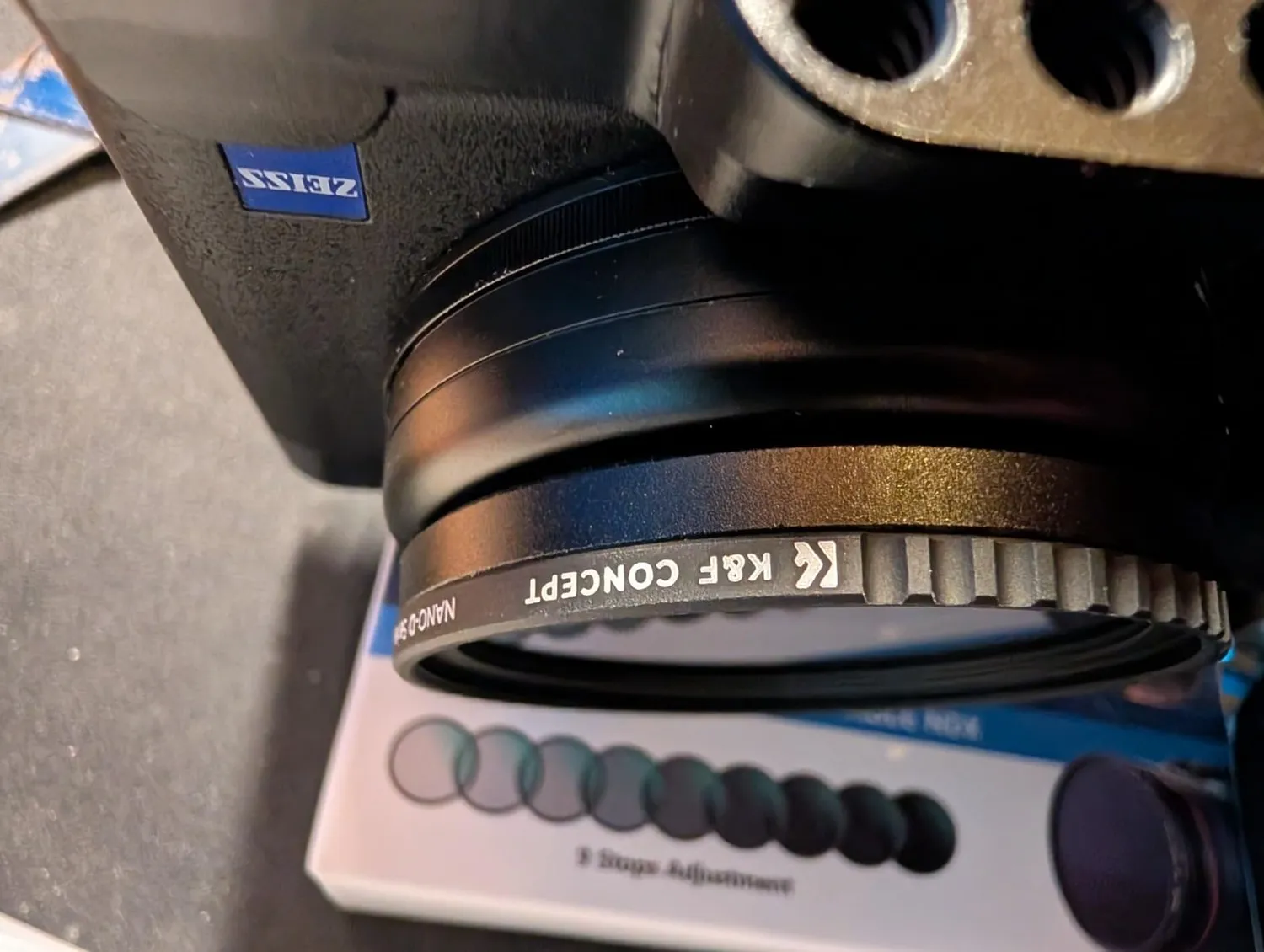 K&F Concept Nano-Dazzle filtro UV 67mm protezione 24 strati
