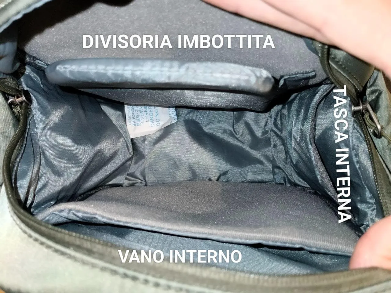 K&F Concept borsa fotografica monospalla nera impermeabile