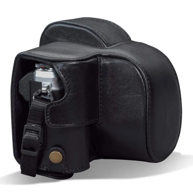 MegaGear Ever Ready Custodia Fotocamera E-M10 Mark IV Nero pelle
