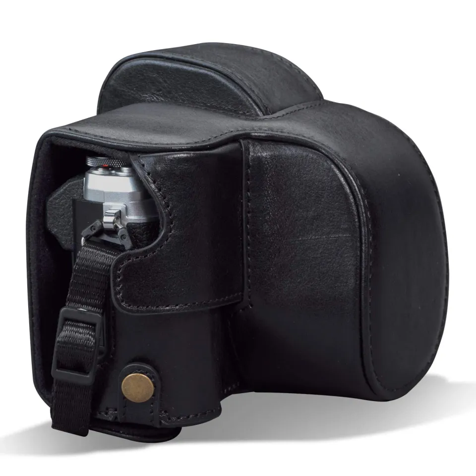 MegaGear Ever Ready Custodia Fotocamera E-M10 Mark IV Nero pelle