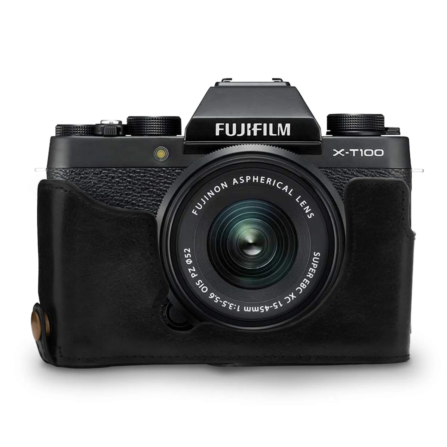 MegaGear Ever Ready custodia fotocamera X-T100 pelle marrone