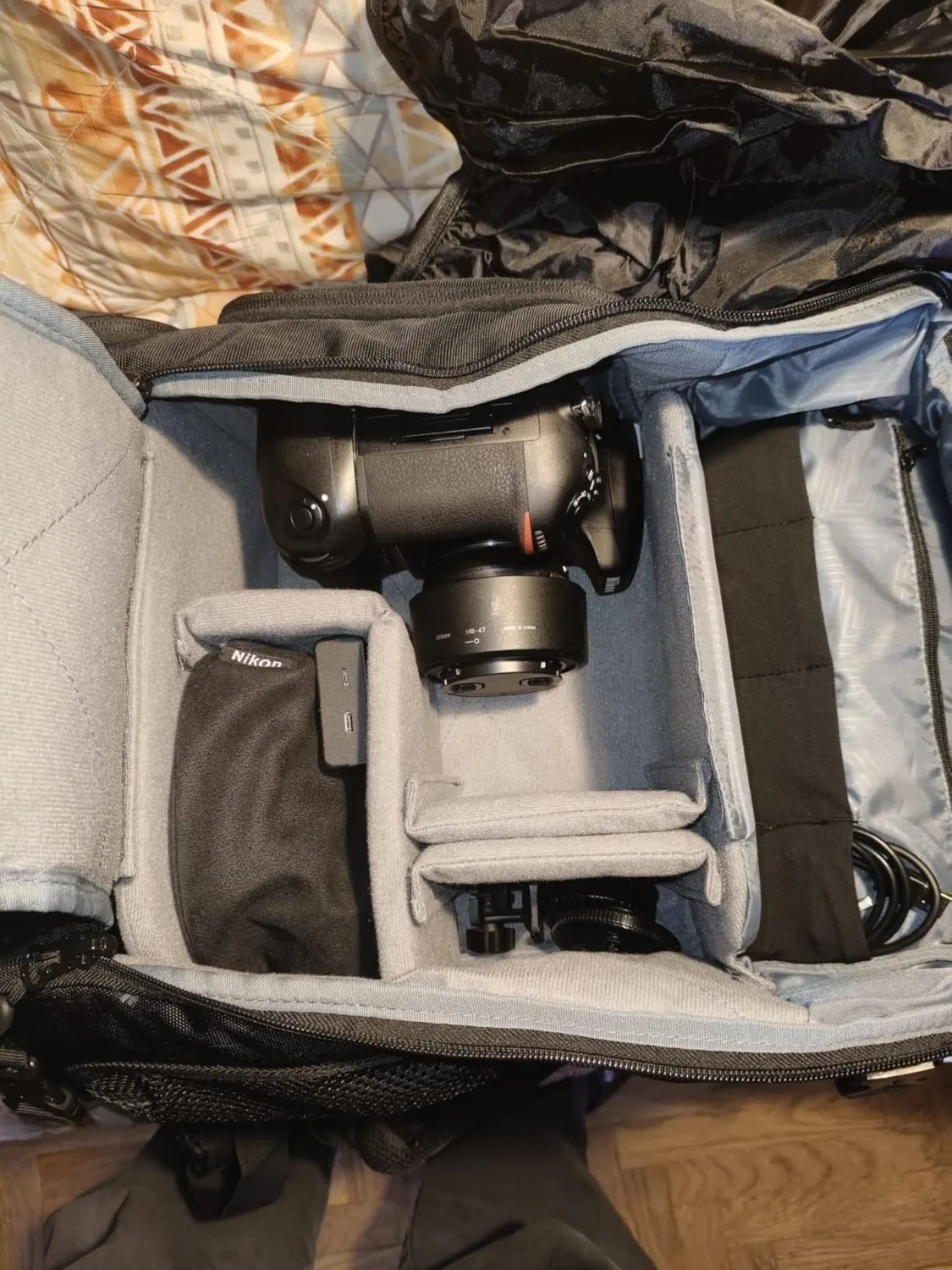 K&F Concept Zaino Foto 25L Impermeabile Nero Grigio