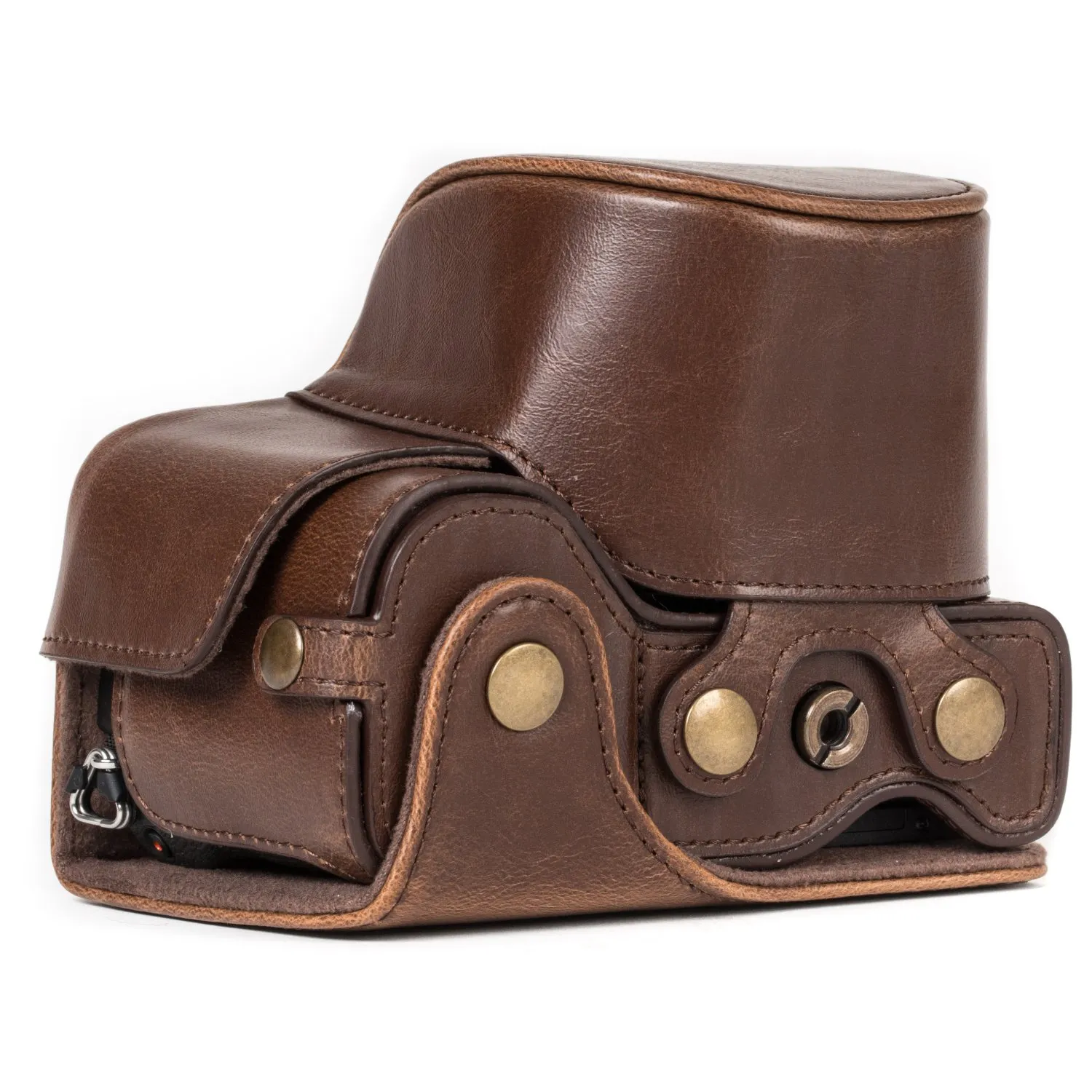MegaGear MG1231 A6500 16-50 custodia pelle marrone scuro