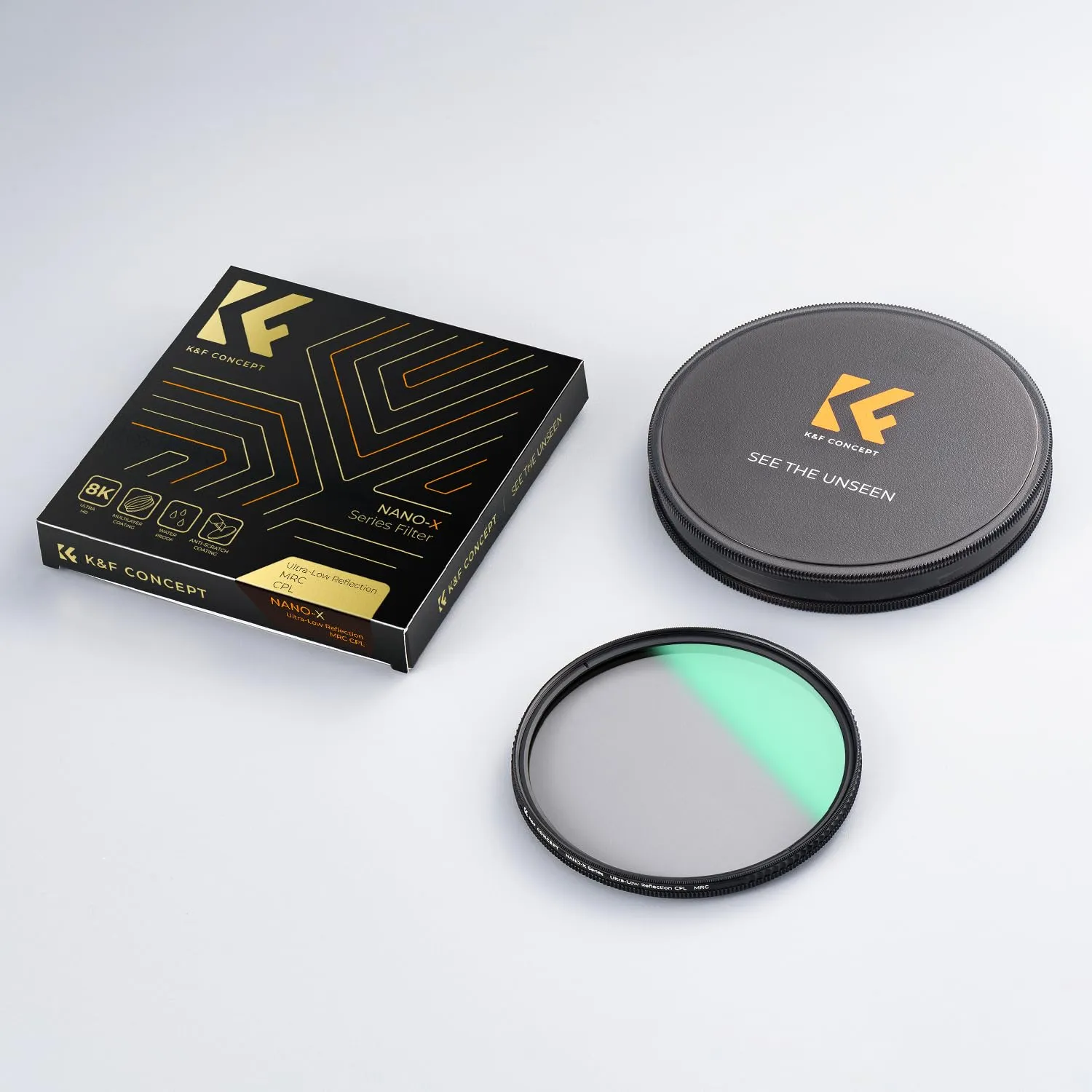 K&F Concept Nano-Xcel filtro CPL 82mm polarizzatore