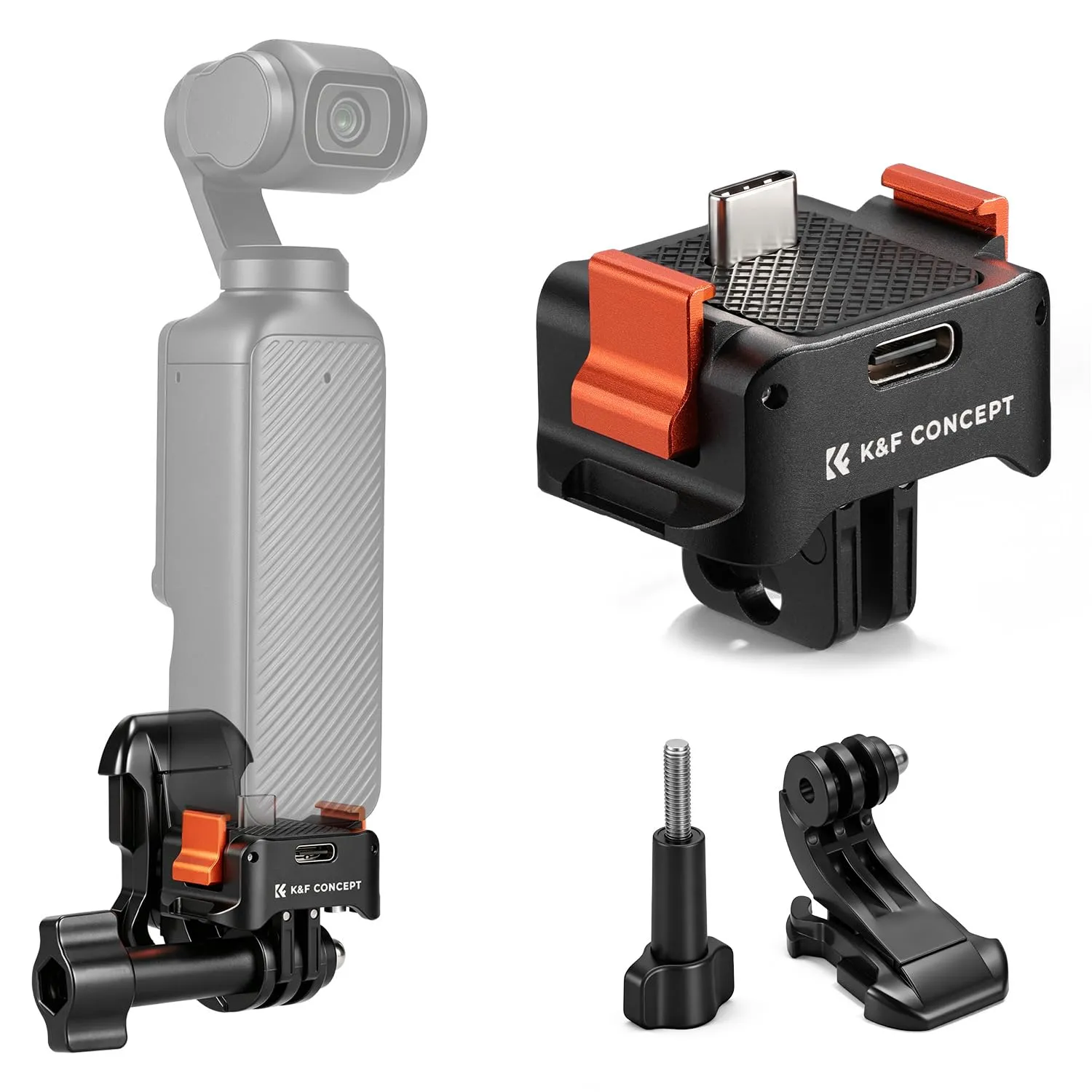 K&F Concept base ricarica alluminio per DJI Osmo Pocket 3