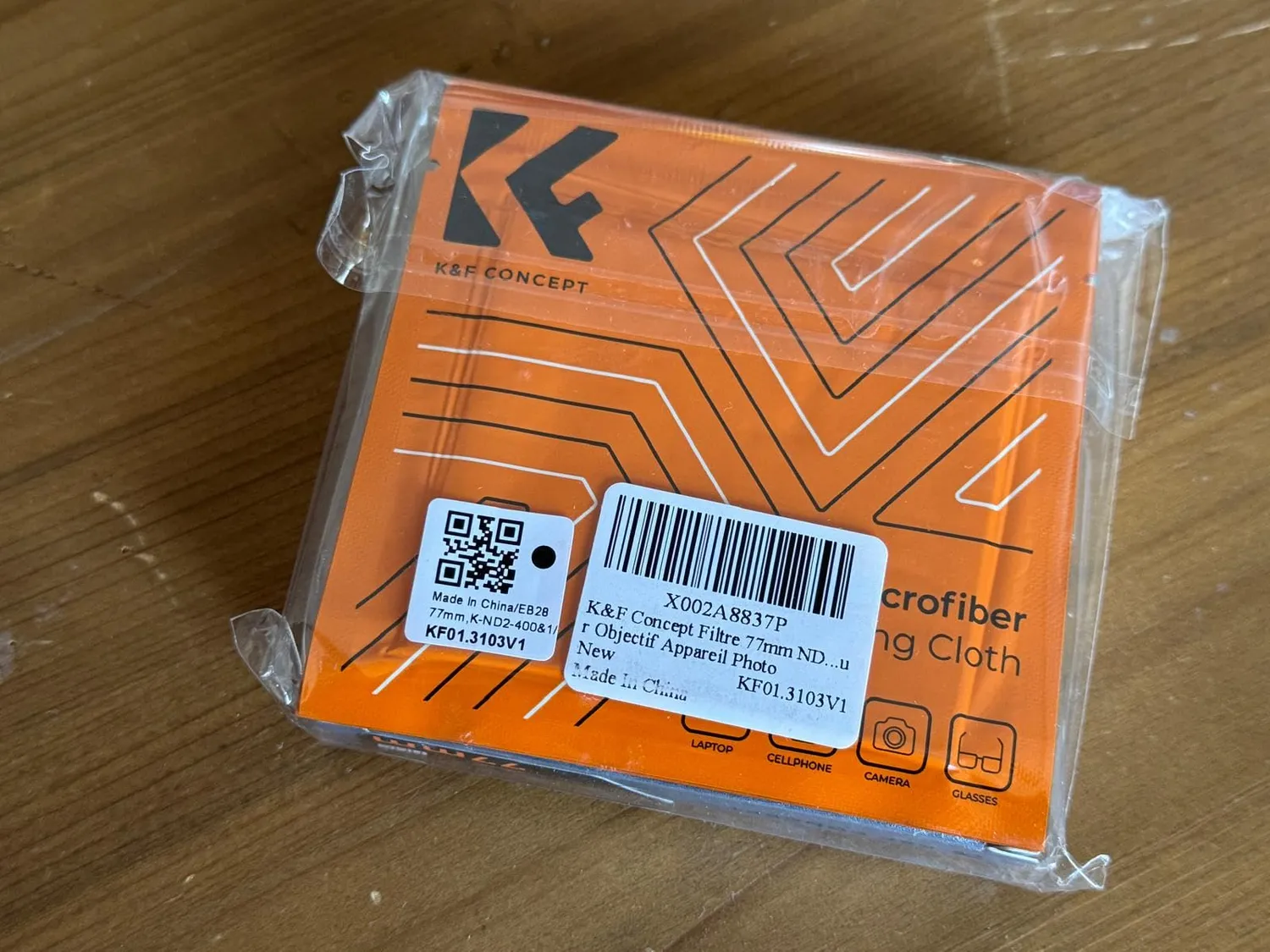K&F Concept Nano-Klear ND2-400 filtro variabile 82mm Black Mist