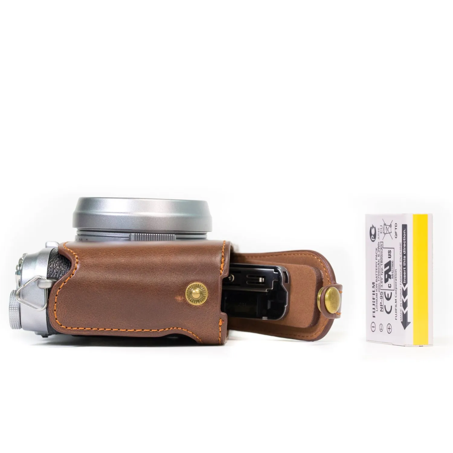 MegaGear Ever Ready Fujifilm X100S custodia ecopelle treppiede