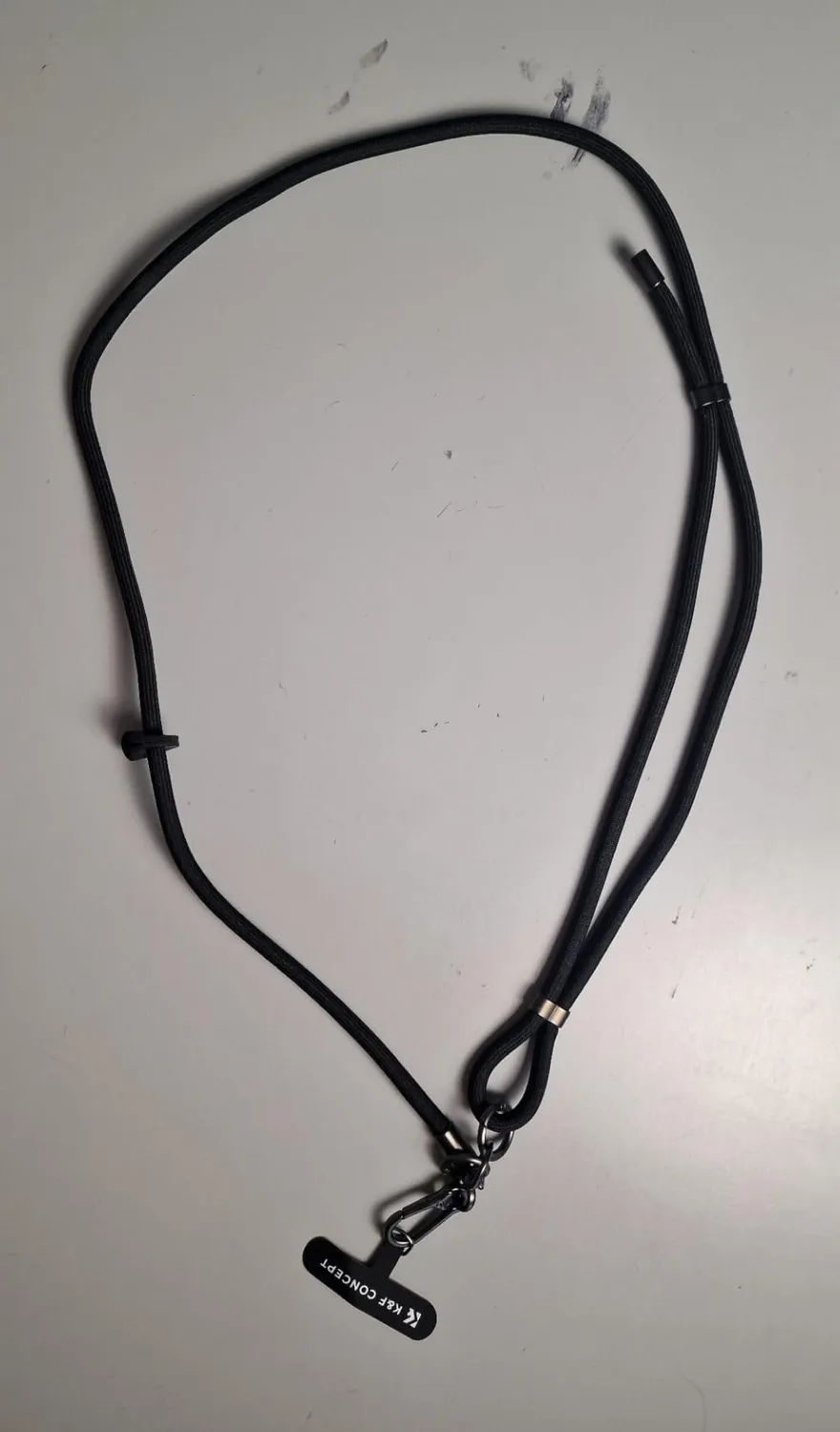 K&F Concept Cordino Tracolla Telefono 1/4" Nero regolabile