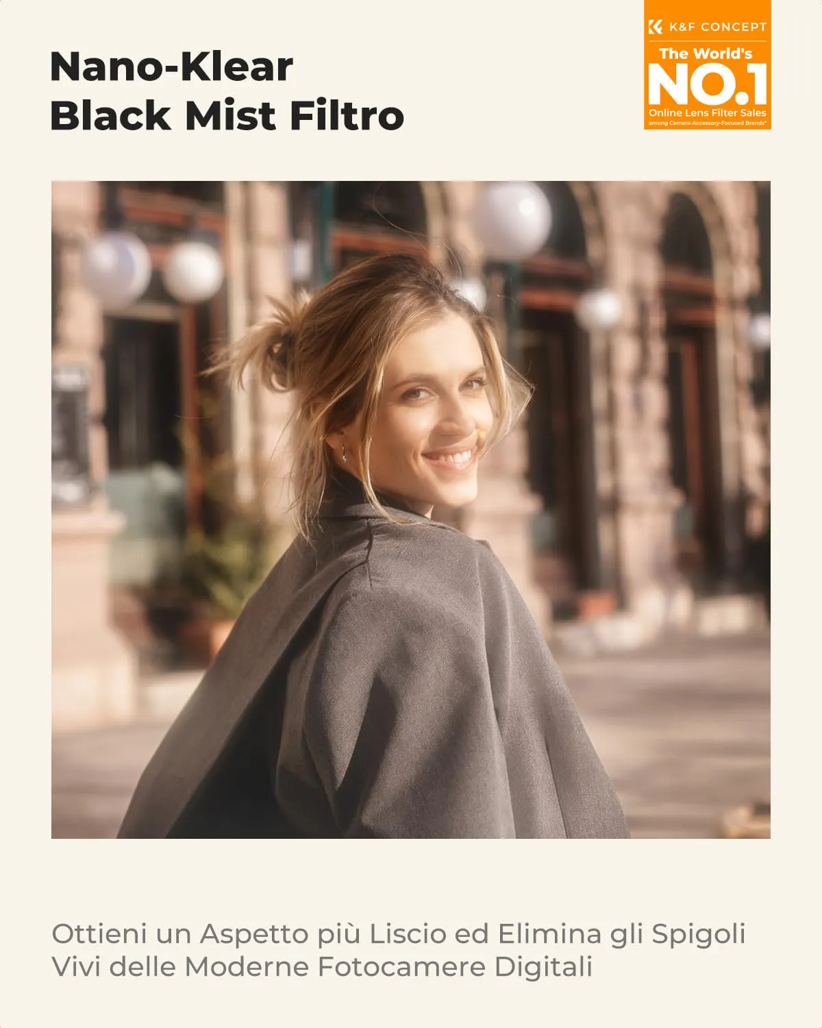 K&F Concept Nano-Klear Filtro Black Mist 1/2 67mm Cinema