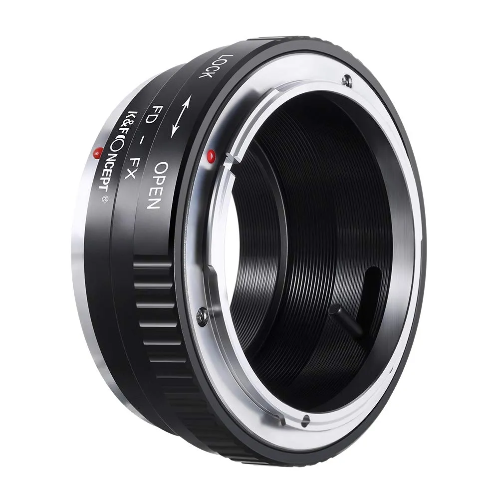 K&F Concept FD-FX adattatore obiettivi Canon FD-Fuji X manuale