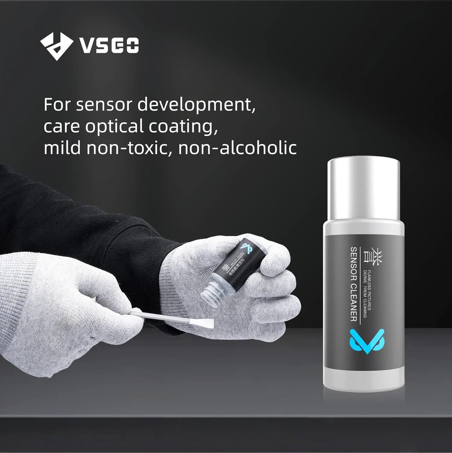 VSGO VS-S01E kit pulizia sensore 4/3 7-in-1 senza alcol