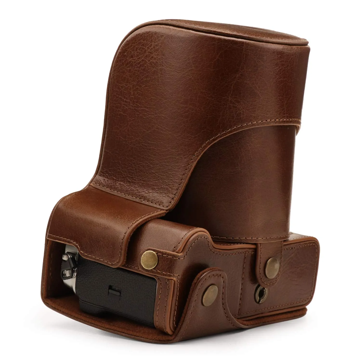 MegaGear Ever Ready MG1922 Custodia Pelle X-T4 Marrone