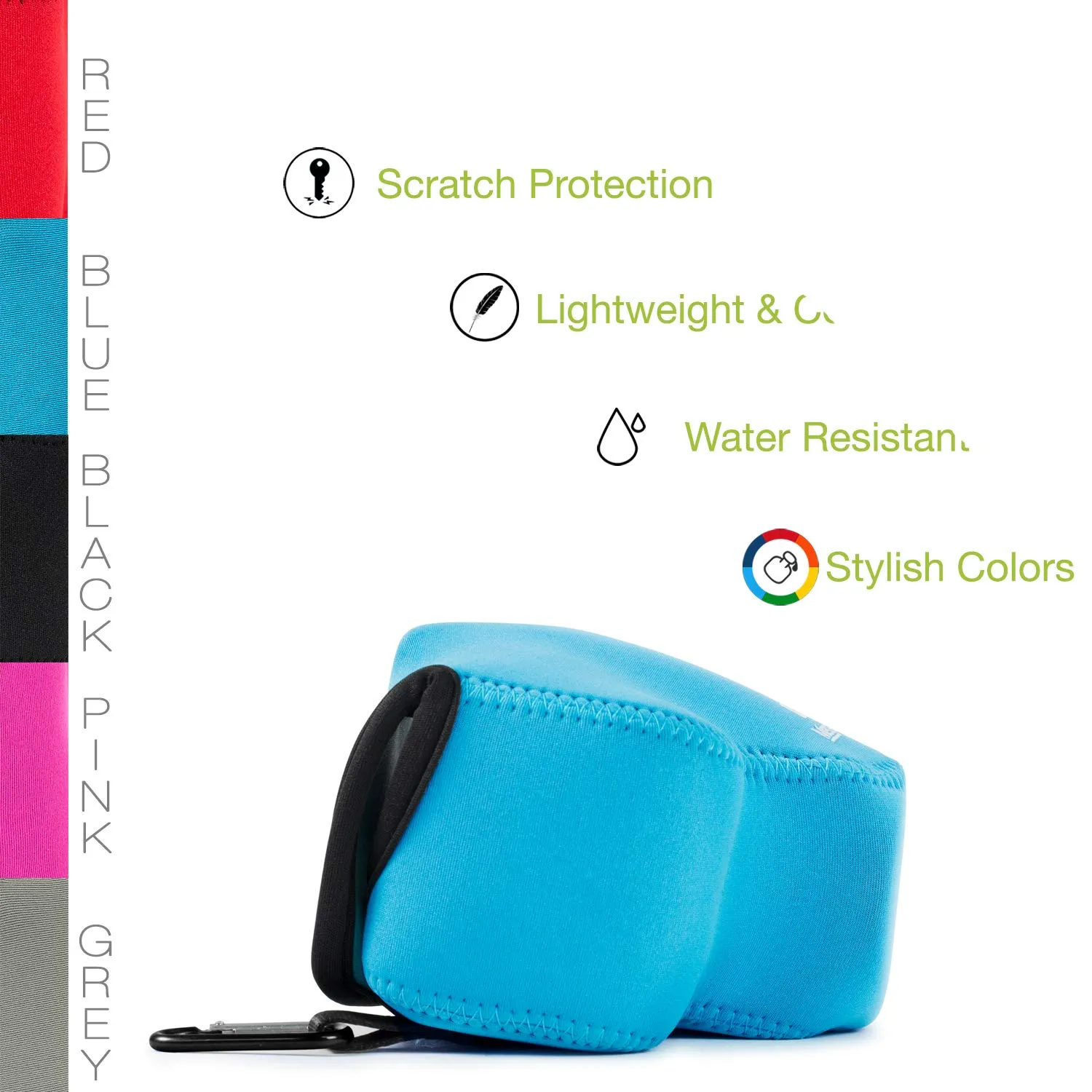 MegaGear custodia neoprene Nikon Coolpix L840 leggera