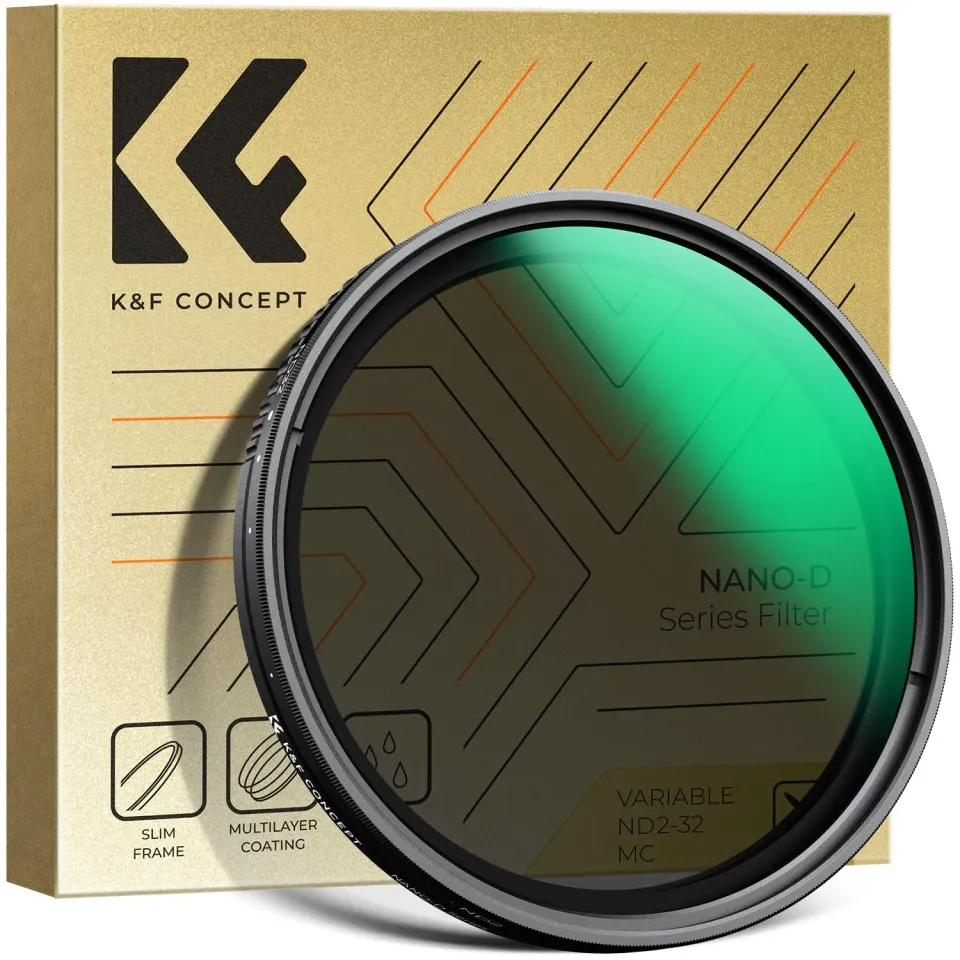 K&F Concept Nano-Dazzle ND2-32 filtro ND variabile 49mm 1-5 stop
