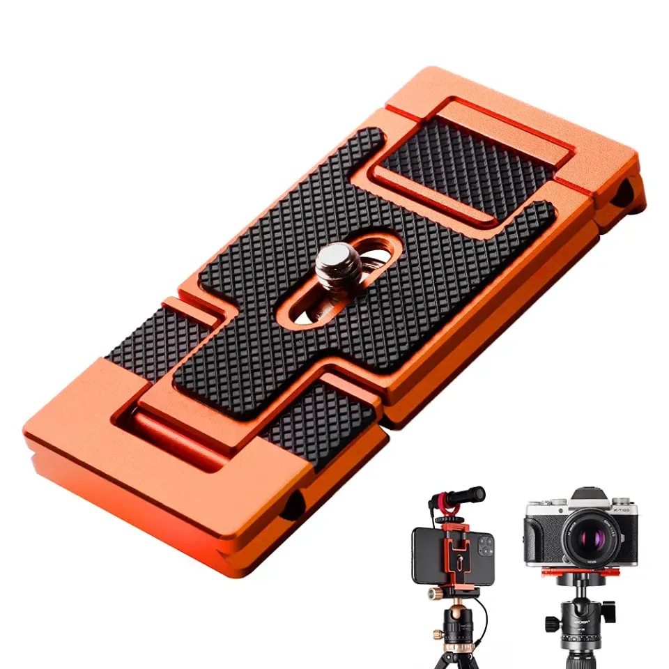 K&F Concept Piastra Rapida 2in1 Arca-Swiss con Supporto Cellulare