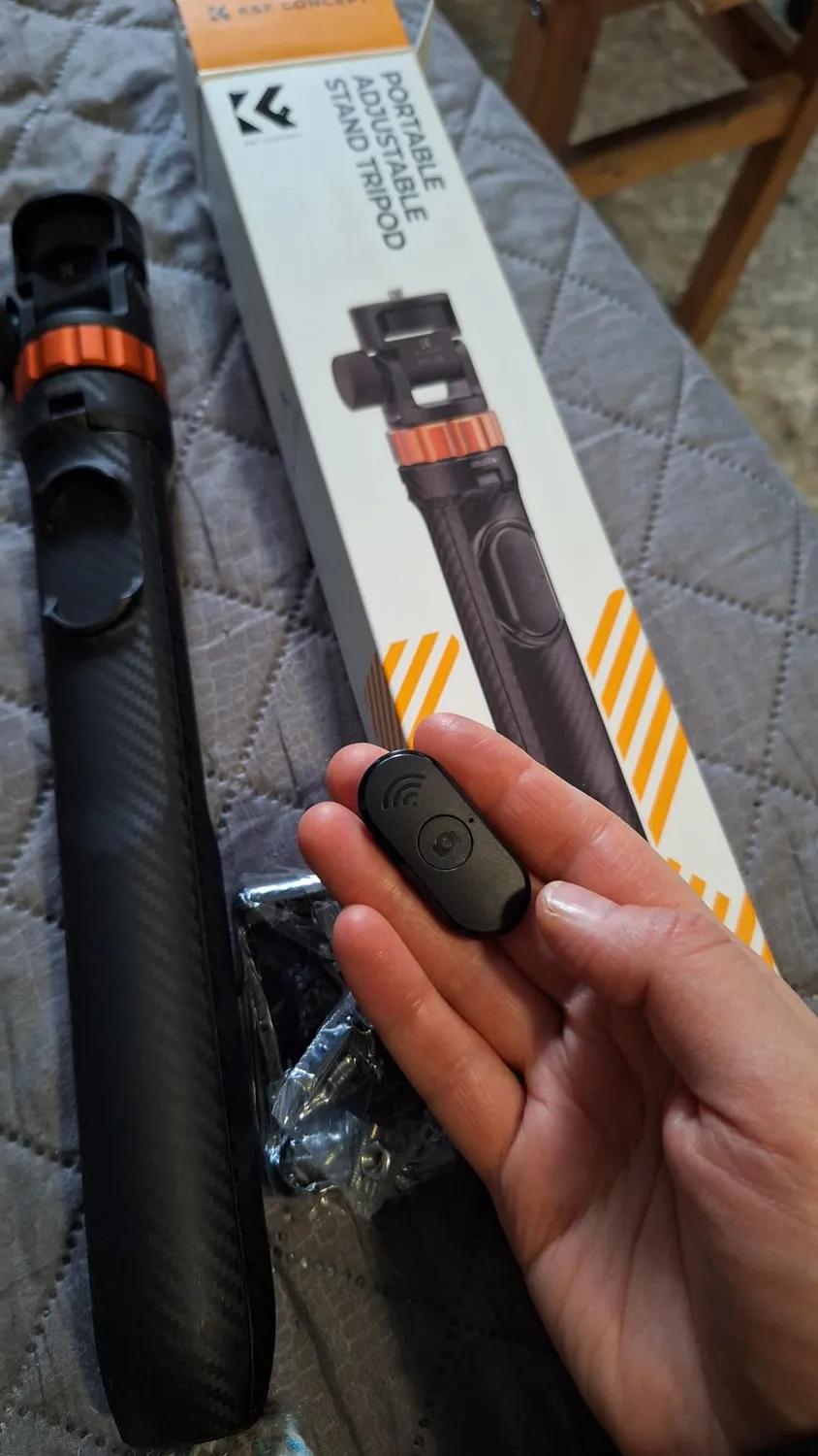 K&F Concept Treppiede Smartphone 158cm con Telecomando
